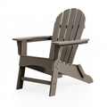 Poltrona Adirondack 83 x 79 x 97 cm in plastica tortora per esterno pieghevole